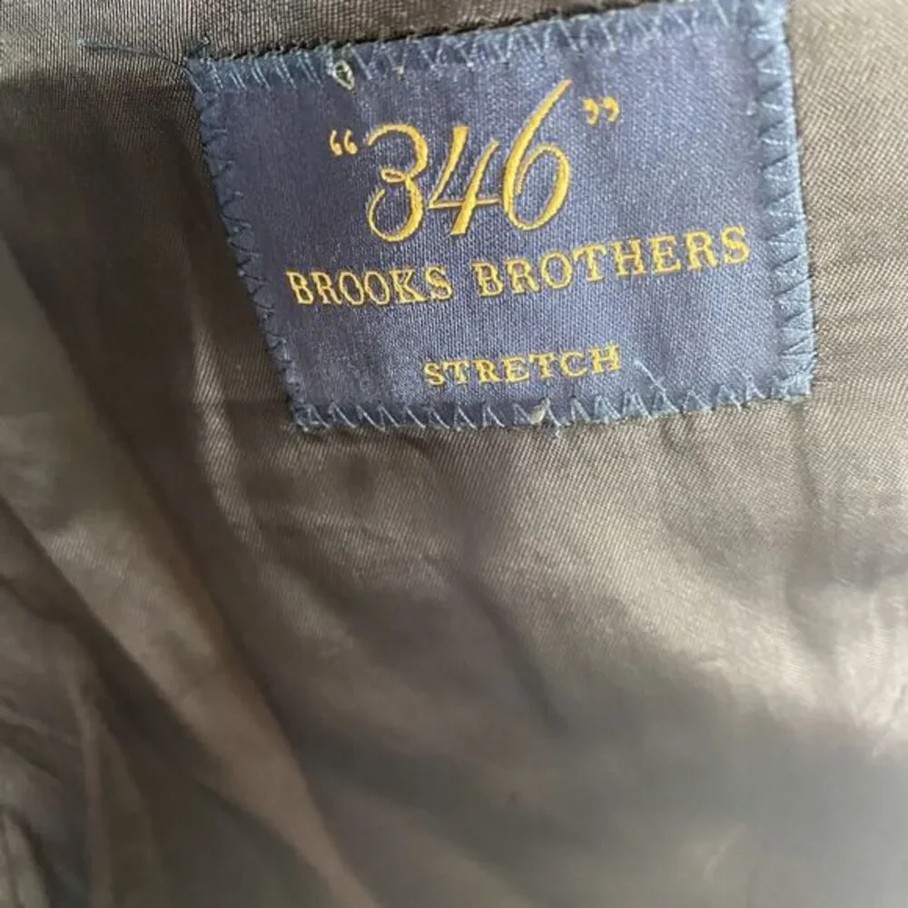 Brooks‎ Brothers Jacket Sports Coat 41 R Madison Fit Navy Pinstripe Wool